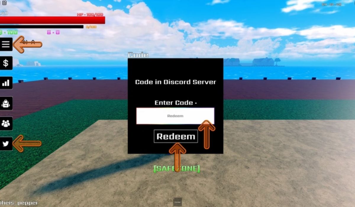 Hướng dẫn chi tiết cách nhập mã code trong game Jood Piece 2