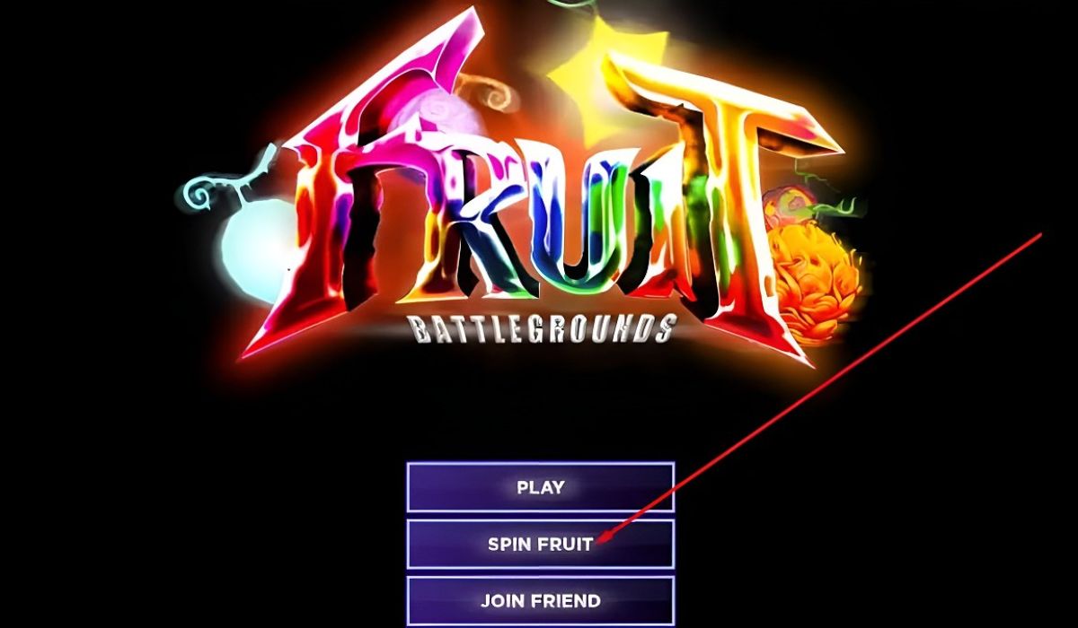 Truy cập game và chọn Spin Fruit