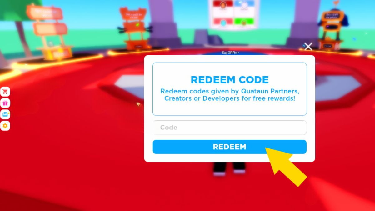 Nhấn REDEEM để xác nhận và nhận phần thưởng 