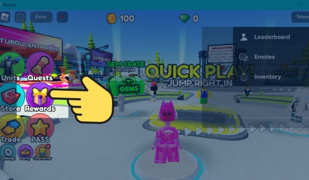 Mở Roblox và truy cập game Skibi Tower Defense